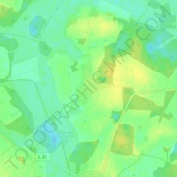 Carte topographique Schmuggerow, altitude, relief