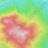 Carte topographique Black Mountain, altitude, relief