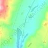 Carte topographique Fruitlands, altitude, relief