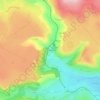 Carte topographique Le Sailhant, altitude, relief