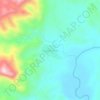Carte topographique Guacamayas, altitude, relief