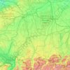 Carte topographique Unterallgäu, altitude, relief