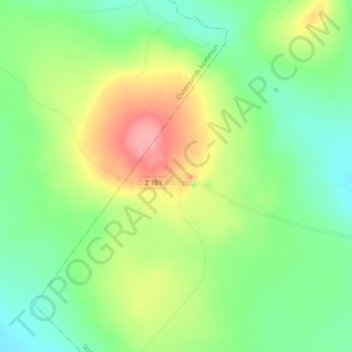 Carte topographique Trekilen, altitude, relief