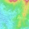Carte topographique Cea, altitude, relief