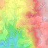 Carte topographique Le Chier, altitude, relief