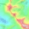Carte topographique Mount Winchell, altitude, relief