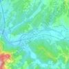 Carte topographique Pallerone, altitude, relief