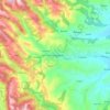 Carte topographique Александровац, altitude, relief