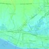 Carte topographique Cagbang, altitude, relief