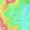 Carte topographique Unteralba, altitude, relief