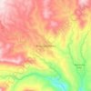 Carte topographique Bona Qabelanka, altitude, relief
