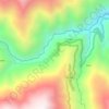 Carte topographique Ccano, altitude, relief