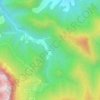 Carte topographique Saint-Moirans, altitude, relief
