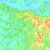 Carte topographique Gensolin, altitude, relief