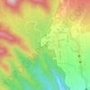 Carte topographique Coban Talun Waterfall, altitude, relief