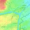 Carte topographique Briegden, altitude, relief