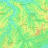 Carte topographique Diadema, altitude, relief