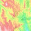 Carte topographique Dessie, altitude, relief