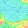 Carte topographique Borgo delle Lame, altitude, relief