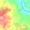 Carte topographique Los Frailes, altitude, relief