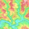 Carte topographique Streitholz, altitude, relief