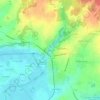 Carte topographique Les Quins, altitude, relief