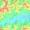 Carte topographique Crocetta di Sopra, altitude, relief