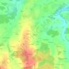 Carte topographique Weiding, altitude, relief