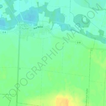 Carte topographique Grand Duc, altitude, relief