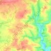 Carte topographique Kergroes, altitude, relief