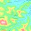 Carte topographique Gannalaputtu, altitude, relief