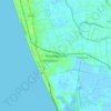 Carte topographique Ambalappuzha, altitude, relief