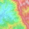 Carte topographique Legnaro, altitude, relief