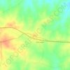 Carte topographique Jaipur, altitude, relief
