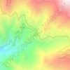 Carte topographique Chaulisma, altitude, relief