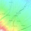 Carte topographique Lumbang, altitude, relief