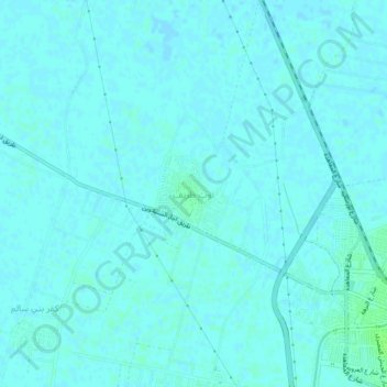 Carte topographique نوب طريف, altitude, relief