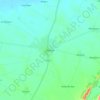 Carte topographique Bansur, altitude, relief