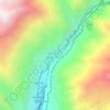 Carte topographique San Mateo de Huanchor, altitude, relief