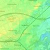 Carte topographique Ringkofen, altitude, relief