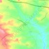 Carte topographique Torres de Montes, altitude, relief