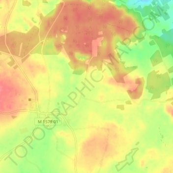 Carte topographique Sofielust, altitude, relief