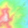 Carte topographique Pico de Aguila, altitude, relief
