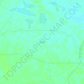 Carte topographique Narail, altitude, relief