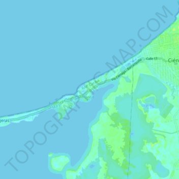 Carte topographique Puebloviejo, altitude, relief