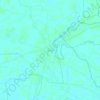 Carte topographique Ander, altitude, relief