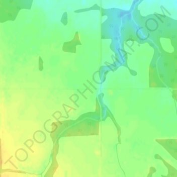Carte topographique Florze, altitude, relief