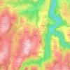 Carte topographique Le Clos, altitude, relief