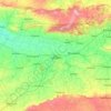 Carte topographique Jalgaon, altitude, relief