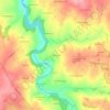 Carte topographique Le Haut-Tour, altitude, relief